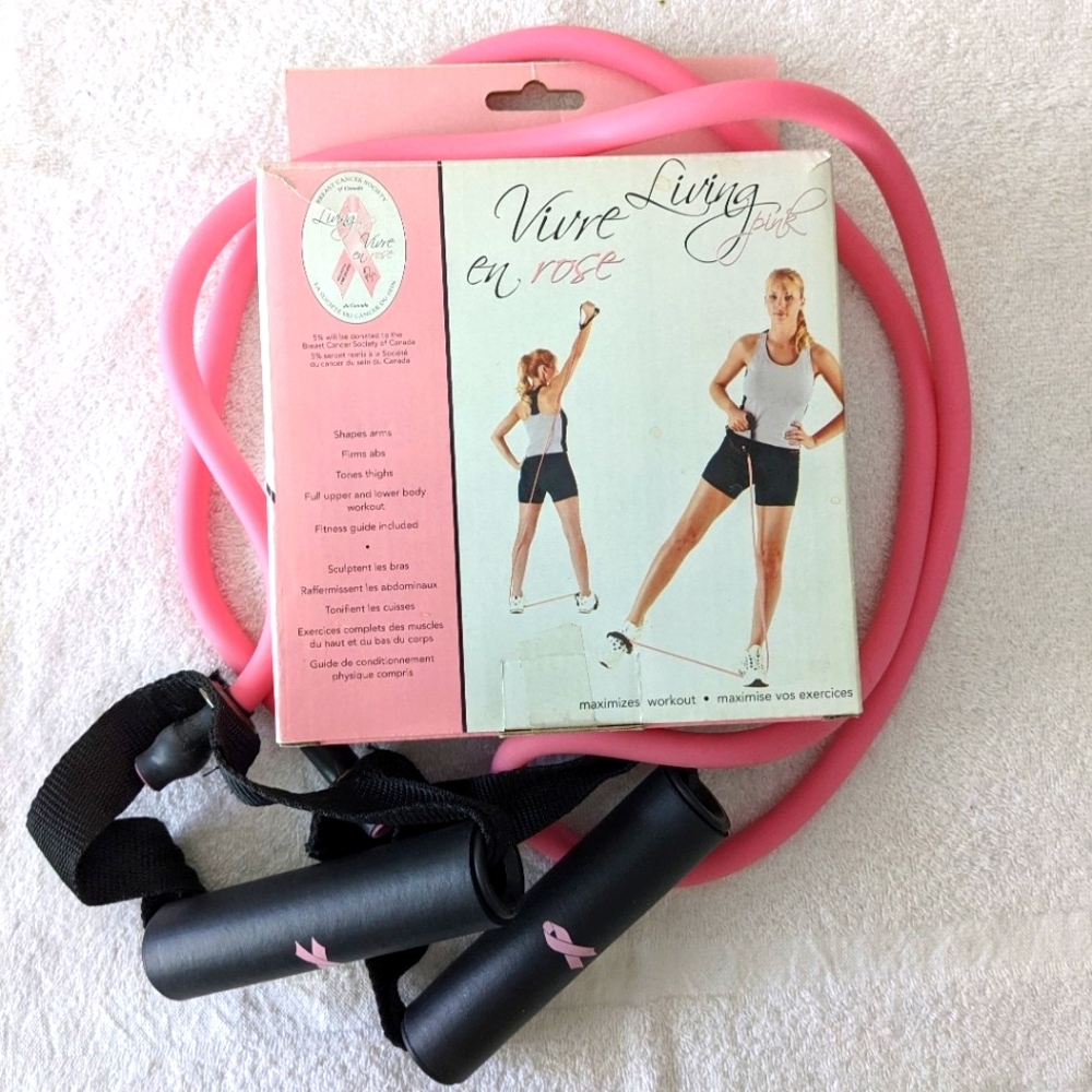 🌺Pilates Resistance Tubing in Pink